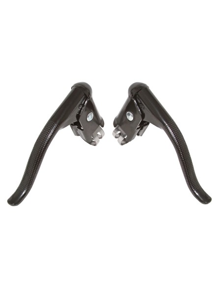 Alloy Hooded Brake Lever Black.